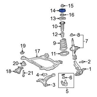 Toyota OE - Front Suspension Strut Mount