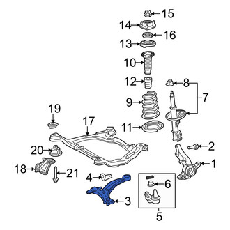 Toyota OE - Front Right Suspension Control Arm