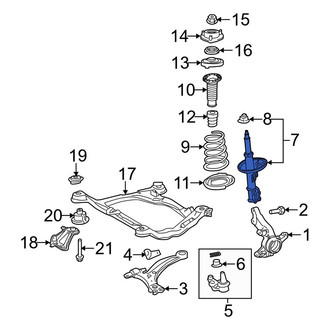 Toyota OE - Front Left Suspension Strut
