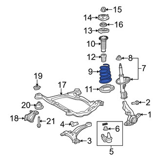 Toyota OE - Rear Coil Spring