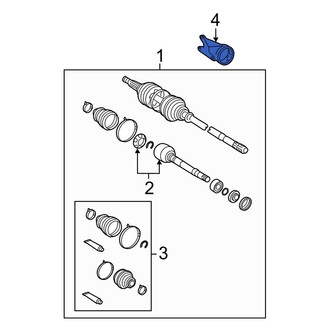 Toyota OE - Front CV Axle Shaft Carrier Bearing