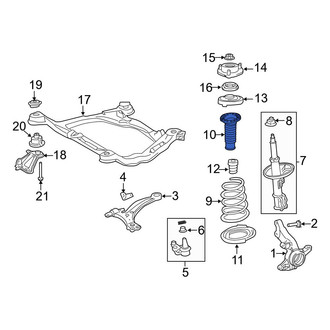 Toyota OE - Front Upper Coil Spring Insulator