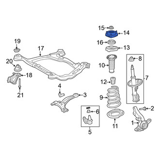 Toyota OE - Front Suspension Strut Mount