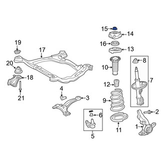 Toyota OE - Suspension Strut Mount Nut