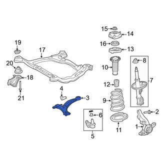 Toyota OE - Front Left Suspension Control Arm