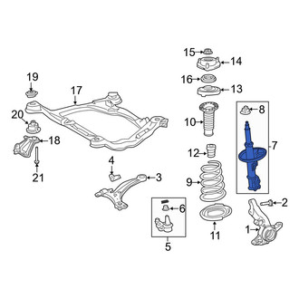 Toyota OE - Front Left Suspension Strut