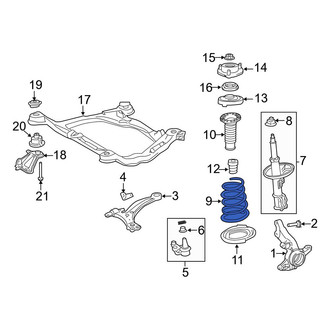 Toyota OE - Rear Coil Spring