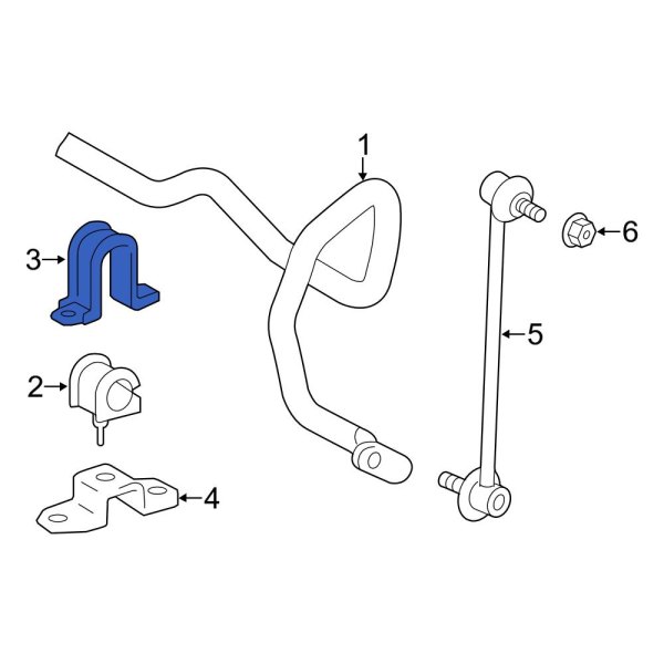 Suspension Stabilizer Bar Bracket