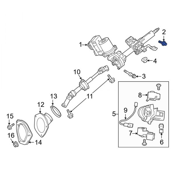 Steering Column Bolt