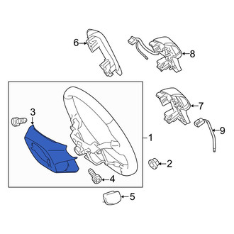 Toyota OE - Right Steering Wheel Trim