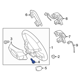 Toyota OE - Steering Wheel Plug Screw