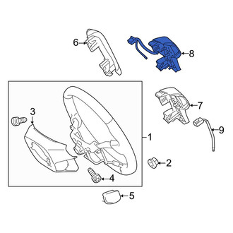 Toyota OE - Left Steering Wheel Radio Controls