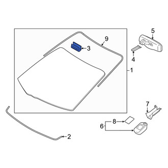 Toyota OE - Front Windshield Spacer