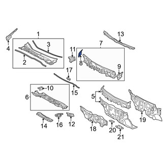 Toyota OE - Front Right Cowl Bracket