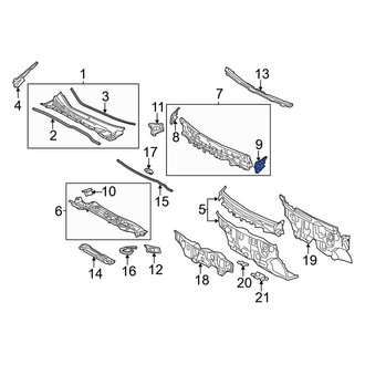 Toyota OE - Front Left Cowl Bracket