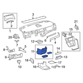 Toyota OE - Center Upper Instrument Panel Trim Panel