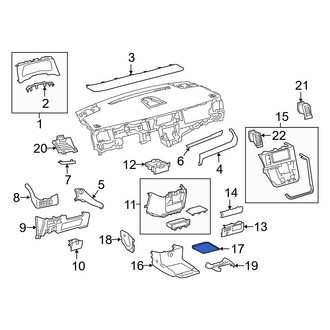 Toyota OE - Front Console Mat