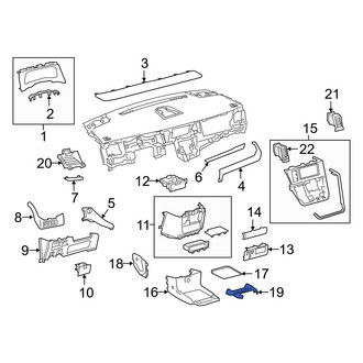 Toyota OE - Lower Instrument Panel Bezel