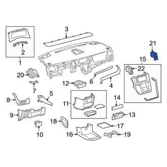 Toyota OE - Dashboard Air Vent
