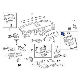 Toyota OE - Dashboard Air Vent