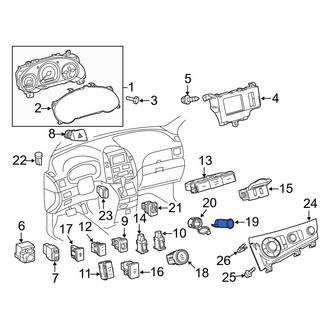 Toyota OE - Rear 12 Volt Accessory Power Outlet