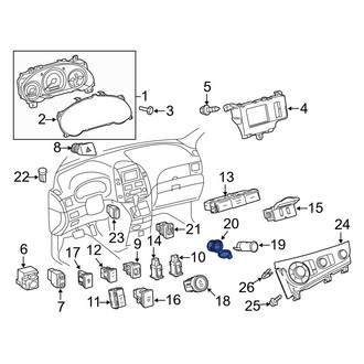 Toyota OE - 12 Volt Accessory Power Outlet Cover