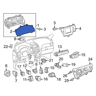 Toyota OE - Instrument Panel Lens