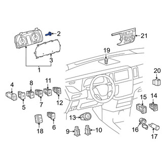 Toyota OE - Instrument Cluster Screw