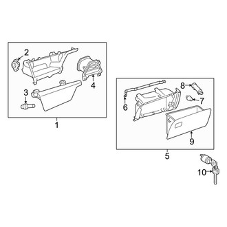 Toyota OE - Instrument Panel - Glove Box
