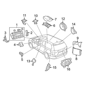 Toyota OE - Instrument Panel - Sound System