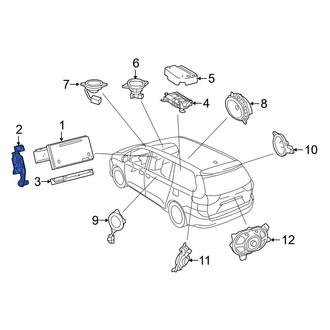 Toyota OE - Left GPS Navigation System Bracket