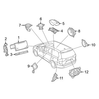 Toyota OE - Instrument Panel - Sound System
