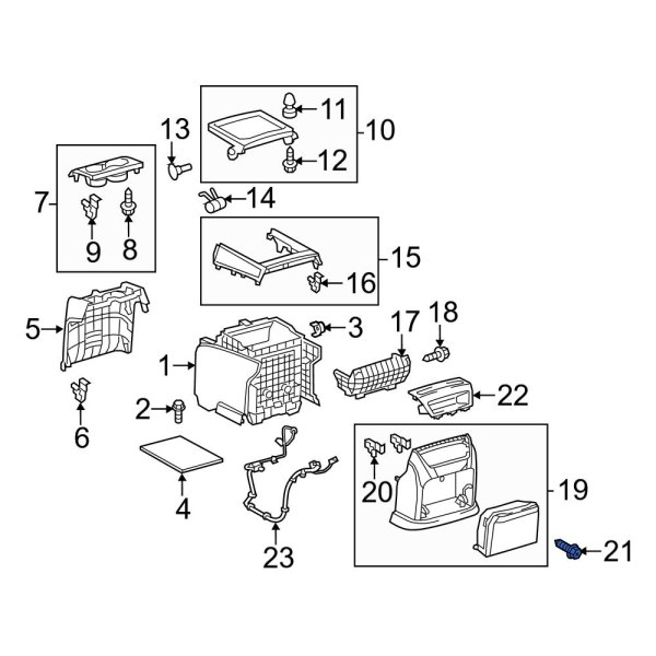 Console Panel Screw