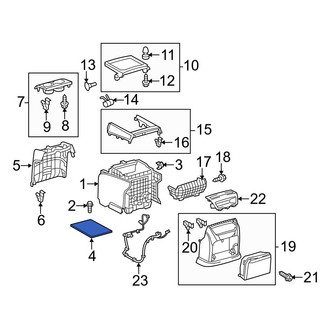Toyota OE - Front Console Mat