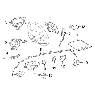 Toyota OE - Restraint Systems - Air Bag Components