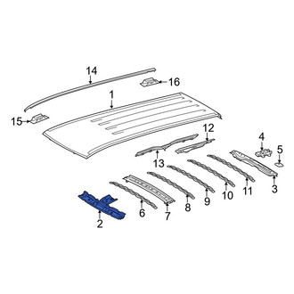 Toyota OE - Front Roof Header Panel
