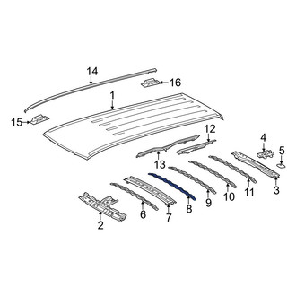 Toyota OE - Front Roof Bow