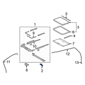 Toyota OE - Front Sunroof Frame Bracket