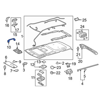 Toyota OE - Front Right Interior Grab Bar