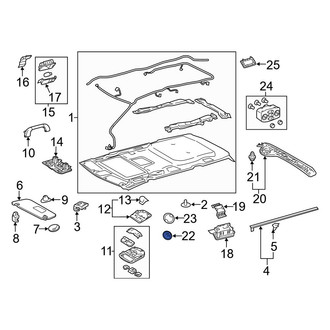 Toyota OE - Dashboard Air Vent