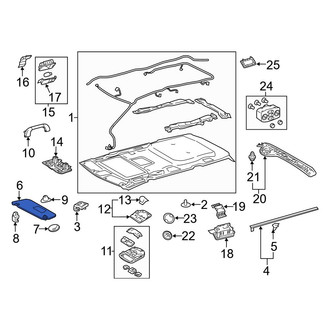 Toyota OE - Right Sun Visor