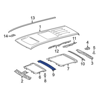 Toyota OE - Front Roof Bow