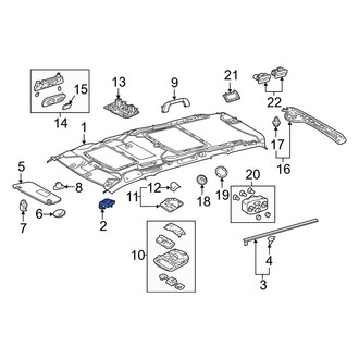 Toyota OE - Sun Visor Clip