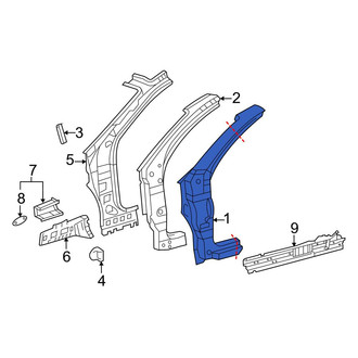 Toyota OE - Left Outer Body A-Pillar