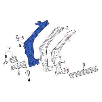 Toyota OE - Left Inner Body A-Pillar