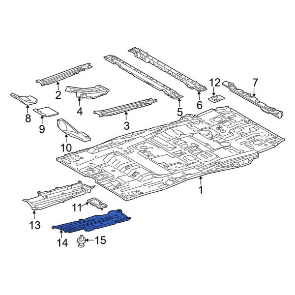 Floor Pan Splash Shield