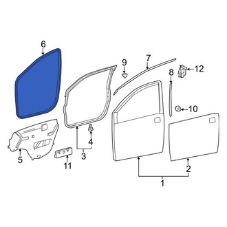 Toyota OE - Front Left Outer Door Seal