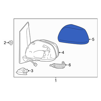 Toyota OE - Front Left Outer Door Mirror Cover