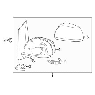 Toyota OE - Front Door - Outside Mirrors