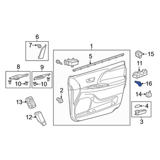 Toyota OE - Front Door Jamb Switch